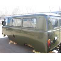 Кузов санитарный 1-й комплект.(хаки) жесткие сидения 3962-00-5000010-00